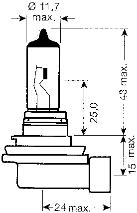 H8-Kfz-Lampe
