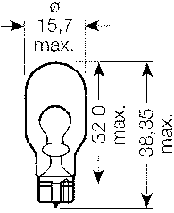 W16W-Kfz-Lampe