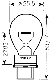 P27W-Kfz-Lampe